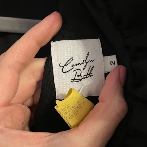 Camilyn Beth Formal Black Maxi Dress Gown XS 2 - Picture 7 of 7